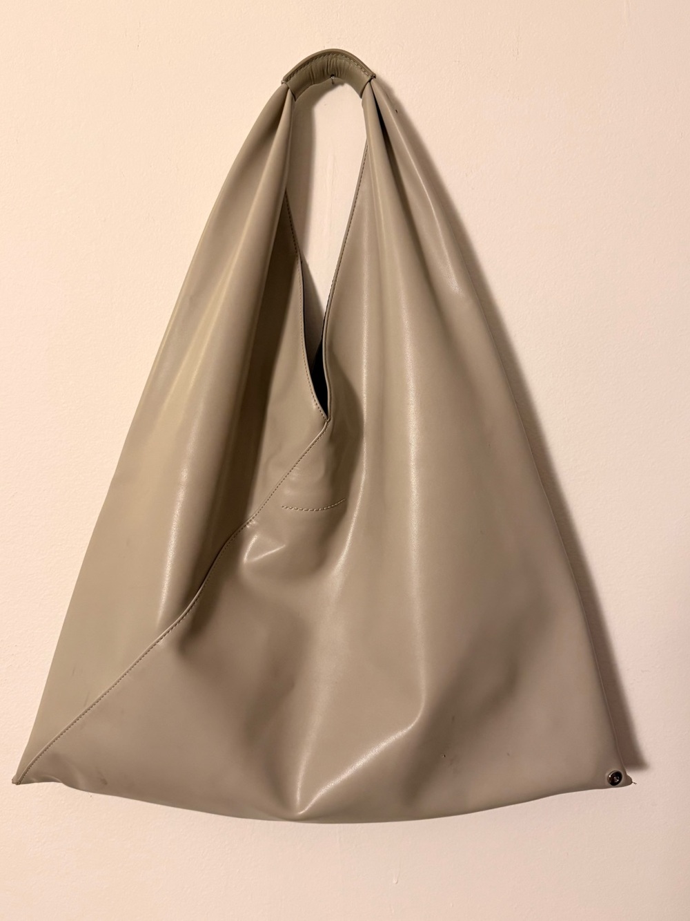 MM6 Maison Margiela Gray Triangle Tote - Picture 6 of 15
